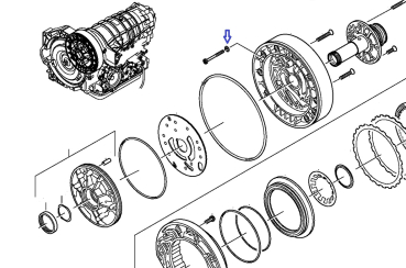 Preview: 0750112076,01f321386c,unterlegscheibe 5hp19,dichtscheibe zwischenplatte 5hp19